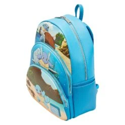Loungefly Pokemon Squirtle Evolution Triple Pocket Mini Backpack -Loungefly PMBK0211 LFPOKEMONSQRTLETRPLMINIBKPK3299QUARTER