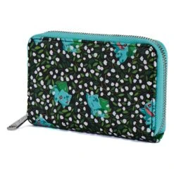 Loungefly Pokemon Bulbasaur AOP Ziparound Wallet -Loungefly PMWA0114 LFPOKEMONBULBASAURAOPZIPAROUNDWALLET SIDE 0726