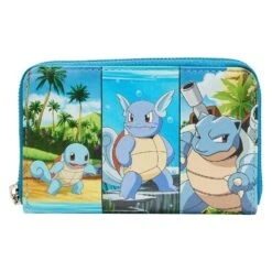 Loungefly Pokemon Squirtle Evolution Ziparound Wallet