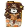 Loungefly Peanuts Snoopy Scarecrow Ziparound Wallet -Loungefly PNWA0020 LFPEANUTSSNOOPYSCARECROWZIPAROUNDWALLET3428FRONT