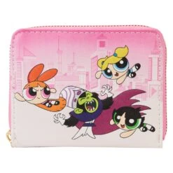 Loungefly Cartoon Network Power Puff Girls Vs Mojo Jojo Ziparound Wallet