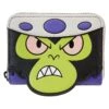 Loungefly Cartoon Network Power Puff Girls Mojo Jojo Cosplay Ziparound Wallet -Loungefly PPGWA0002 LFCNPOWERPUFFGIRLSMOJOJOJOCOSPLAYZIPAROUNDWALLET0302FRONTcopy