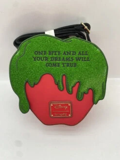 Loungefly Merch Ventures Exclusive Disney Villains Snow White Poison Apple Crossbody -Loungefly PoisonAppleBack