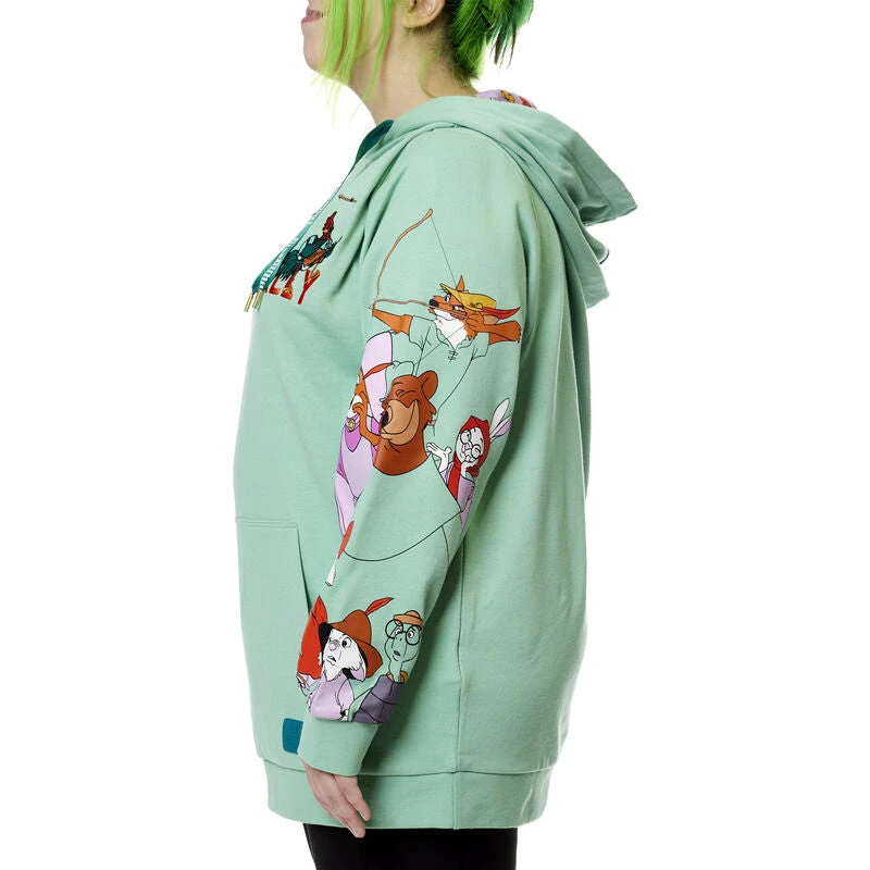 Loungefly Disney Robin Hood Unisex Hoodie 4 Loungefly Disney Robin Hood Unisex Hoodie - Image 2