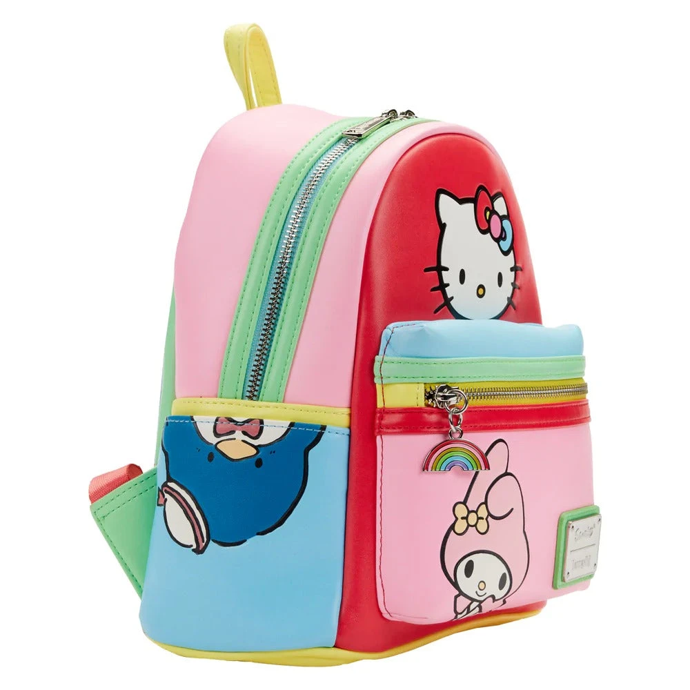 Loungefly Sanrio Hello Kitty And Friends Color Block Mini Backpack 6 Loungefly Sanrio Hello Kitty And Friends Color Block Mini Backpack - Image 4