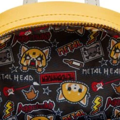 Loungefly Sanrio Aggretsuko Two Face Cosplay Mini Backpack -Loungefly SANBK0449 LFSANRIOAGGRETSUKOTWOFACECOSPLAYMINIBACKPACK0029INSIDE