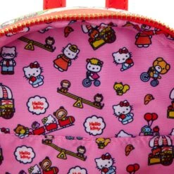 Loungefly Sanrio Hello Kitty And Friends Carnival Mini Backpack -Loungefly SANBK0457 LFSANRIOHKANDFRIENDSCARNIVALMINIBACKPACK1641INSIDE