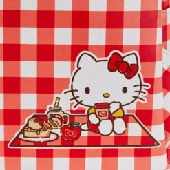 Loungefly Sanrio Hello Kitty Gingham Cosplay Mini Backpack -Loungefly SANBK0463 LFSANRIOHELLOKITTYGINGHAMMINIBACKPACK3448DETAIL