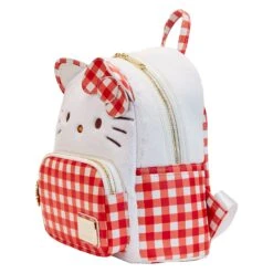Loungefly Sanrio Hello Kitty Gingham Cosplay Mini Backpack -Loungefly SANBK0463 LFSANRIOHELLOKITTYGINGHAMMINIBACKPACK3455SIDE