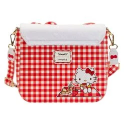 Loungefly Sanrio Hello Kitty Gingham Cosplay Crossbody Bag -Loungefly SANTB1683 LFSANRIOHELLOKITTYGINGHAMCOSPLAYCROSSBODYBAG3460BACK