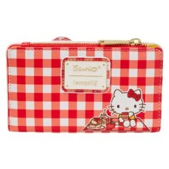 Loungefly Sanrio Hello Kitty Gingham Cosplay Flap Wallet -Loungefly SANWA0954 LFSANRIOHELLOKITTYGINGHAMCOSPLAYFLAPWALLET3466BACK
