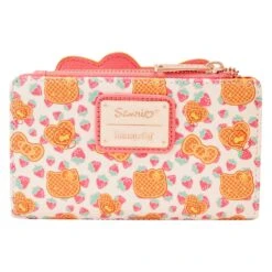Loungefly Sanrio Hello Kitty Breakfast Waffle Flap Wallet -Loungefly SANWA0957 LFSANRIOHELLOKITTYBREAKFASTWAFFLEFLAPWALLET0885BACK