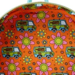 Loungefly Scooby Doo Psychedelic Monster Chase Glow Mini Backpack -Loungefly SBDBK0007 LFSCOOBYDOOPSYCHEDELICMONSTERCHASEGITDMINIBACKPACK0462INSIDE