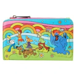 Loungefly Scooby Doo Psychedelic Monster Chase Glow Flap Wallet