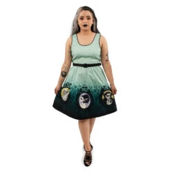 Loungefly Stitch Shoppe Universal Monsters "Elsa" Dress -Loungefly SSUNIDR0002 MonstersCameoOliviaT 3