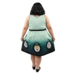 Loungefly Stitch Shoppe Universal Monsters "Elsa" Dress -Loungefly SSUNIDR0002 MonstersCameoOliviaT 6