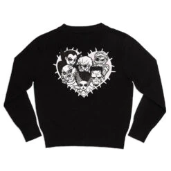 Loungefly Stitch Shoppe Universal Monsters "Alexa" Cropped Cardigan Sweater -Loungefly SSUNISW0001 MonstersHeartAlexisC 2