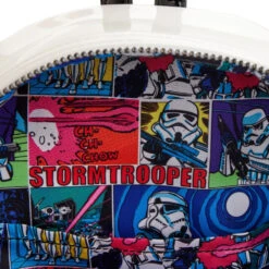 Loungefly Star Wars Stormtrooper Lenticular Mini Backpack -Loungefly STBK0285 LFSTARWARSSTORMTROOPERL 5