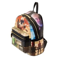 Loungefly Star Wars Episode Two Attack Of The Clones Scene Mini Backpack -Loungefly STBK0385 LFSTARWARSEPISODETWOATTACKOFTHECLONESSCENEMINIBACKPACK0679QUARTER
