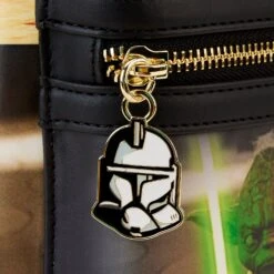Loungefly Star Wars Episode Two Attack Of The Clones Scene Mini Backpack -Loungefly STBK0385 LFSTARWARSEPISODETWOATTACKOFTHECLONESSCENEMINIBACKPACK0683ZIPPER