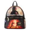 Loungefly Star Wars Episode Three Revenge Of The Sith Scene Mini Backpack -Loungefly STBK0388 LFSTARWARSEPISODETHREEREVENGEOFTHESITHSCENEMINIBACKPACK1636FRONTcopy