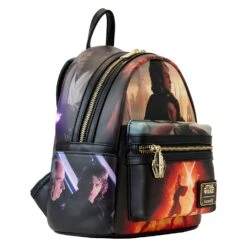 Loungefly Star Wars Episode Three Revenge Of The Sith Scene Mini Backpack -Loungefly STBK0388 LFSTARWARSEPISODETHREEREVENGEOFTHESITHSCENEMINIBACKPACK1639SIDE2