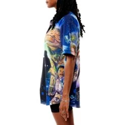 Loungefly Star Wars Return Of The Jedi Poster Camp Shirt -Loungefly STLFSH0002 LFSTARWARSRETURNOFTHEJEDIPOSTERCAMPSHIRT 003