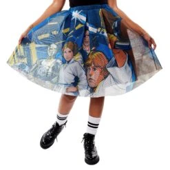 Loungefly Star Wars Dark Side Vs Light Side Double Sided Heather Skirt -Loungefly STSSST0002 SSSTARWARSDARKSIDEVSLIGHTSIDEDOUBLESIDEDHEATHERSKIRT 002