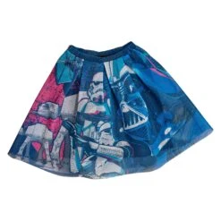 Loungefly Star Wars Dark Side Vs Light Side Double Sided Heather Skirt