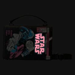 Loungefly Stitch Shoppe Star Wars Dark Side Vs Light Side Comic Book Light Up Crossbody Bag -Loungefly STSSTB0001 SSSTARWARSDARKSIDEVSLIGHTSIDECOMICBOOKLIGHTUPCROSSBODY1798GLOW2