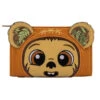 Loungefly Star Wars Wicket Cosplay Flap Wallet -Loungefly STWA0171WicketCosplayFlapWallet