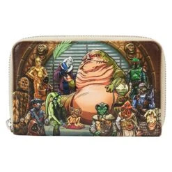 Loungefly Star Wars Return Of The Jedi 40th Anniversary Jabbas Palace Ziparound Wallet