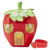 Loungefly Strawberry Shortcake Strawberry House Crossbody Bag -Loungefly StrawberryShortcakeStrawberryHouseCrossbodyBag hi res