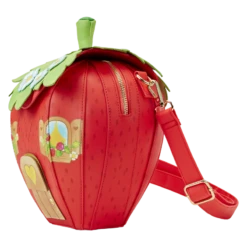 Loungefly Strawberry Shortcake Strawberry House Crossbody Bag -Loungefly StrawberryShortcakeStrawberryHouseCrossbodyBag hi res 3