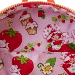 Loungefly Strawberry Shortcake Strawberry House Mini Backpack -Loungefly StrawberryShortcakeStrawberryHouseMiniBackpack hi res 6