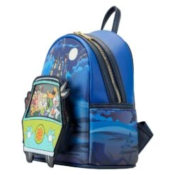Loungefly Warner Brothers 100th Anniversary Looney Tunes Scooby Mash Up Mini Backpack -Loungefly WBBK0015 LFWB100THANNIVERSARYLOONEYTUNESSCOOBYMASHUPMINIBACKPACK1023SIDE