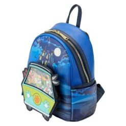 Loungefly Warner Brothers 100th Anniversary Looney Tunes Scooby Mash Up Mini Backpack -Loungefly WBBK0015 LFWB100THANNIVERSARYLOONEYTUNESSCOOBYMASHUPMINIBACKPACK1024QUARTER