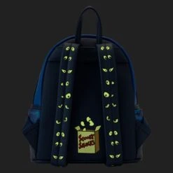 Loungefly Warner Brothers 100th Anniversary Looney Tunes Scooby Mash Up Mini Backpack -Loungefly WBBK0015 LFWB100THANNIVERSARYLOONEYTUNESSCOOBYMASHUPMINIBACKPACK1025BACKGLOW