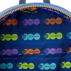 Loungefly Warner Brothers 100th Anniversary Looney Tunes Scooby Mash Up Mini Backpack -Loungefly WBBK0015 LFWB100THANNIVERSARYLOONEYTUNESSCOOBYMASHUPMINIBACKPACK1028INSIDE