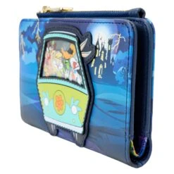 Loungefly Warner Bros 100th Anniversary Looney Tunes Scooby Mash Up Flap Wallet -Loungefly WBWA0008 LFWB100THANNIVERSARYLOONEYTUNESSCOOBYMASHUP1172SIDE