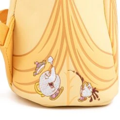 Loungefly Disney Beauty And The Beast Belle Cosplay Mini Backpack -Loungefly WDBK1536 Beauty TheBeastBelleCosplayMini EmbroideryDetail2 dec988d7 58fb 48ed 86d4 5e7f1e7b7ad2
