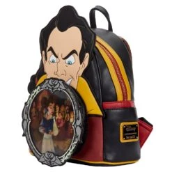 Loungefly Disney Villains Scene Gaston Mini Backpack -Loungefly WDBK2134 LFDISNEYVILLAINSSCENEGASTONMINIBACKPACK SIDE 059