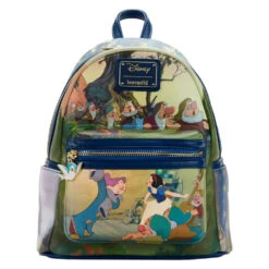 Loungefly Disney Snow White Scenes Mini Backpack -Loungefly WDBK2228 LFDISNEYSNOWWHITESCENES