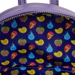 Loungefly Disney Villains Triple Pocket Glow In The Dark Mini Backpack -Loungefly WDBK2555 LFDISNEYVILLAINSTRIPLEPOCKETGLOWINTHEDARKMINIBKPK0039INSIDE
