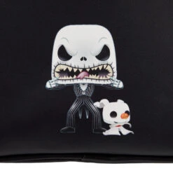 Loungefly Funko Pop! By Loungefly Jack Skellington Mini Backpack -Loungefly WDBK2560 POPBYLFDISNEYNBCJACKSKE 4