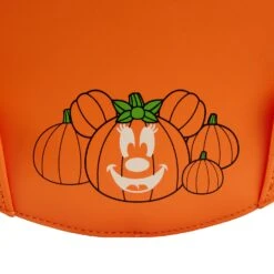 Loungefly Disney Glow Face Pumpkin Minnie Mini Backpack -Loungefly WDBK2562 LFDISNEYGLOWFACEEMINNIEPUMPKINMINIBACKPACK50006DETAIL
