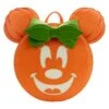 Loungefly Disney Glow Face Pumpkin Minnie Mini Backpack -Loungefly WDBK2562 LFDISNEYGLOWFACEEMINNIEPUMPKINMINIBACKPACK50096FRONT