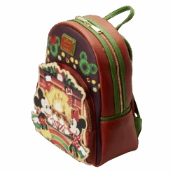 Loungefly Disney Mickey Minnie Hot Cocoa Fireplace Light Up Mini Backpack -Loungefly WDBK27 3