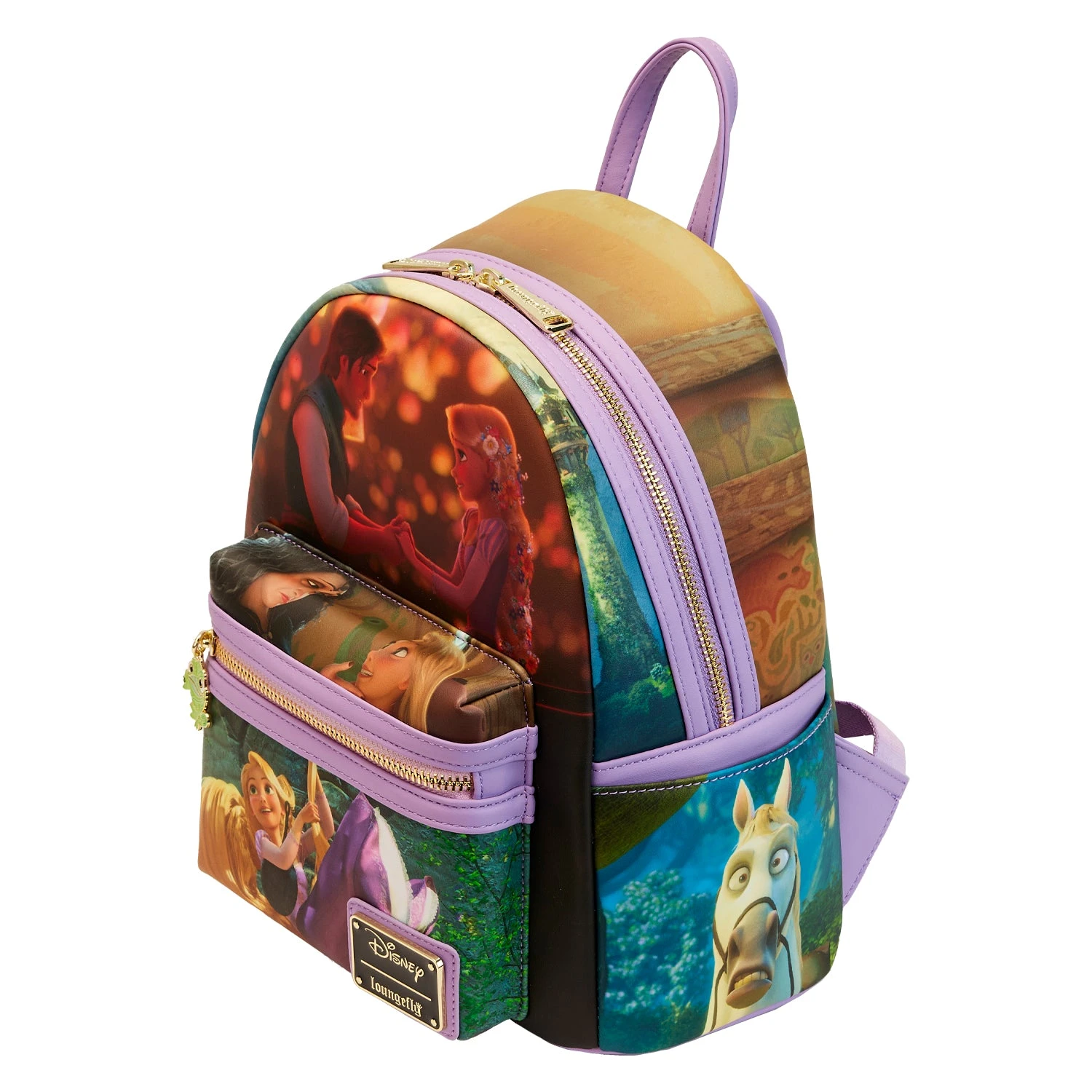 Loungefly Disney Rapunzel Princess Scene Mini Backpack 5 Loungefly Disney Rapunzel Princess Scene Mini Backpack - Image 3