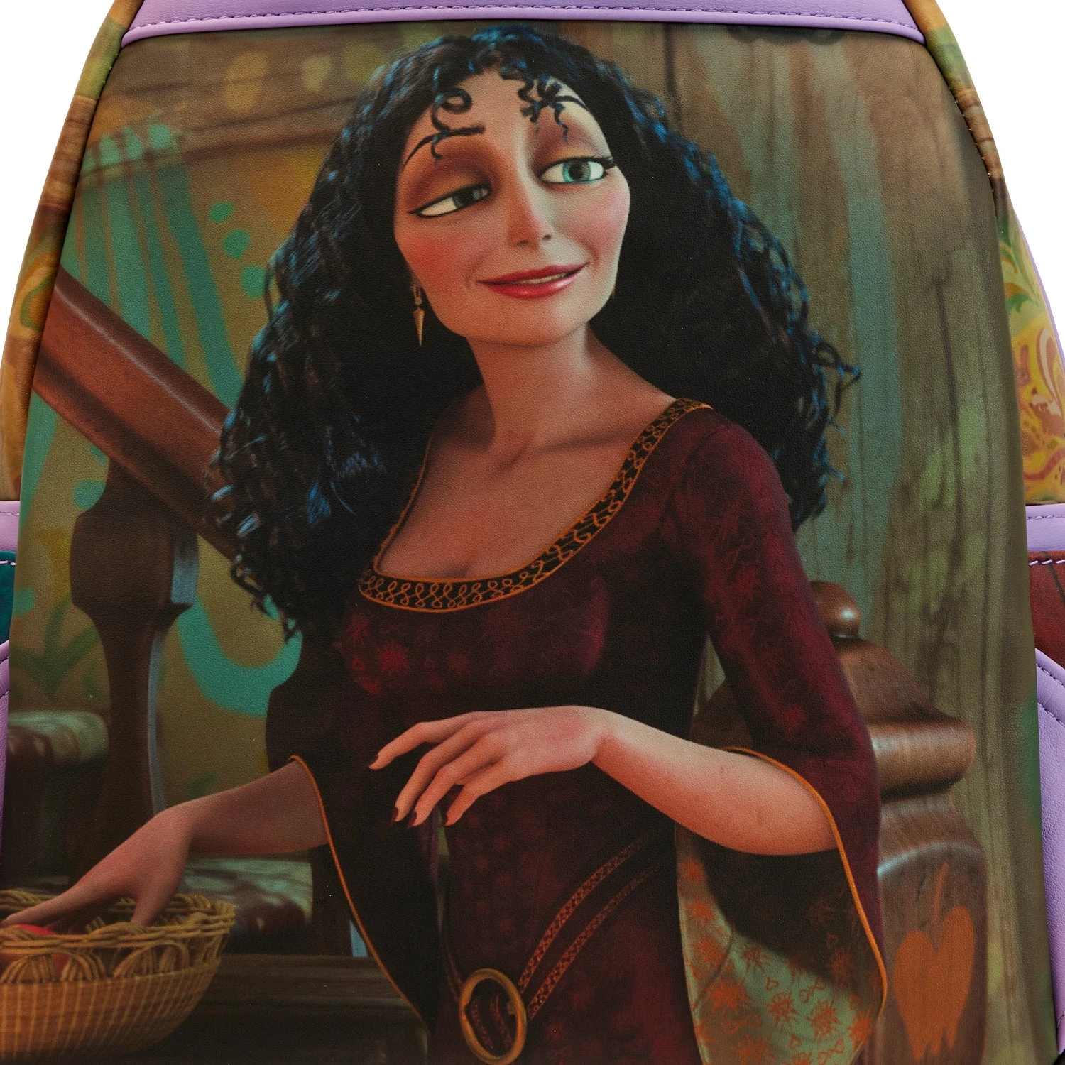 Loungefly Disney Rapunzel Princess Scene Mini Backpack 7 Loungefly Disney Rapunzel Princess Scene Mini Backpack - Image 5
